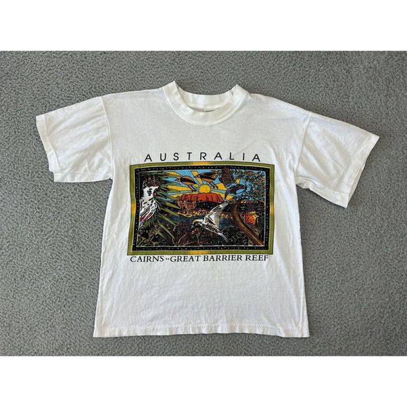 sun prints Shirts Vintage Australia T Shirt Mens Small Single